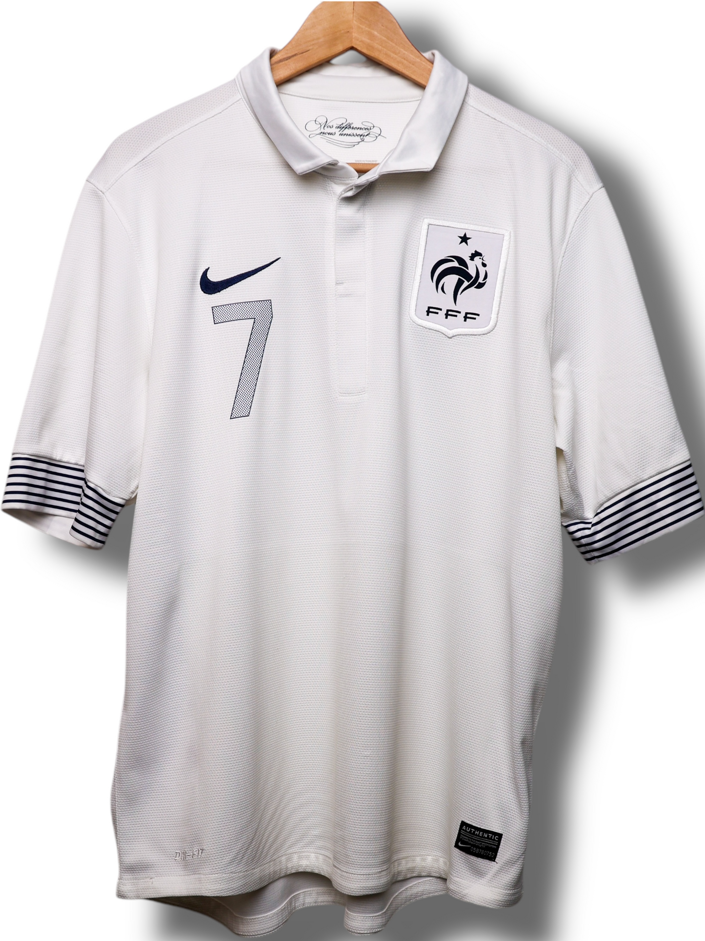 Frankrijk 2012 Uit Shirt Ribery #7 (L)