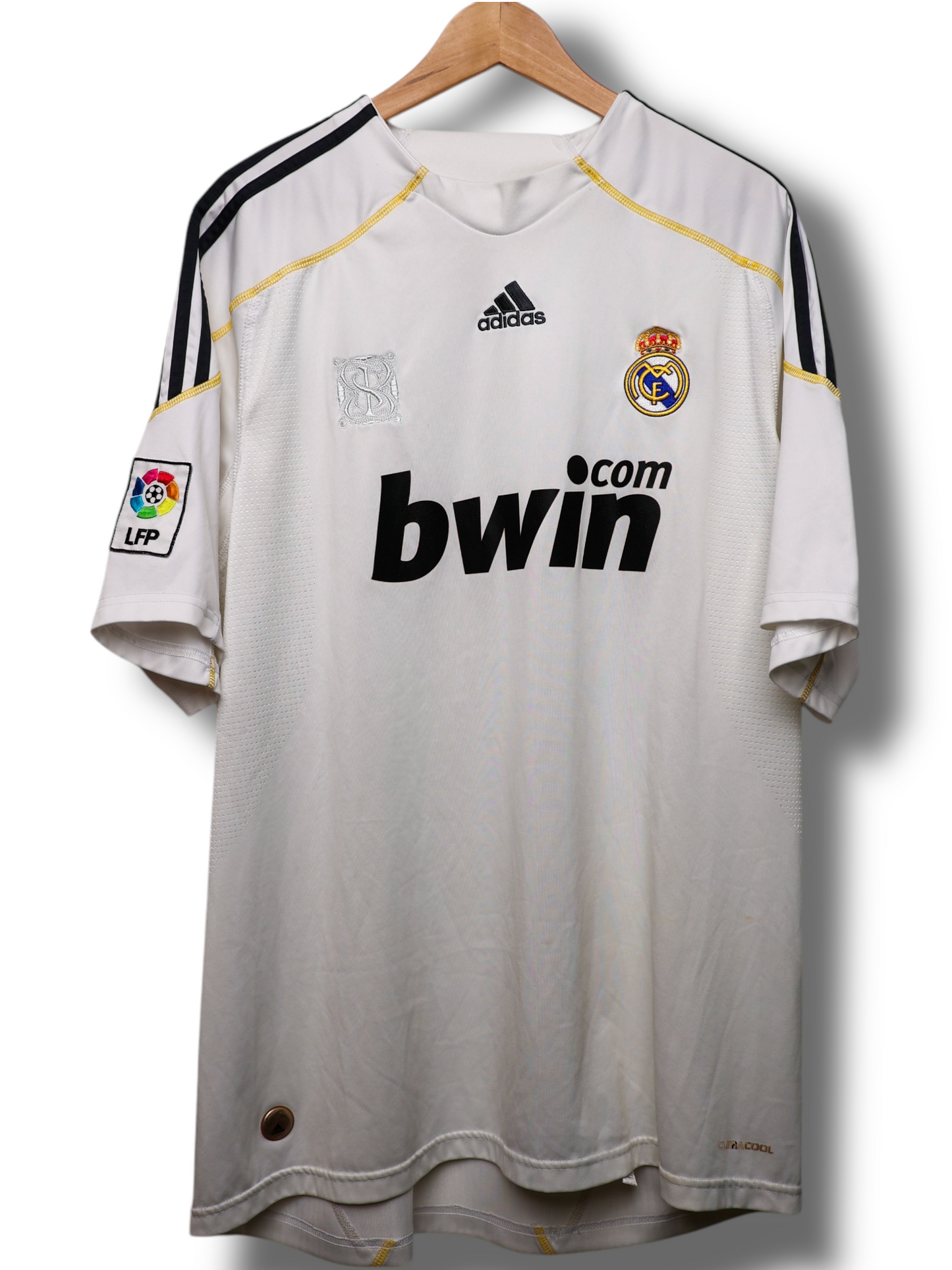 Real Madrid 2009/2010 Thuis Shirt Ronaldo #9 (XL)