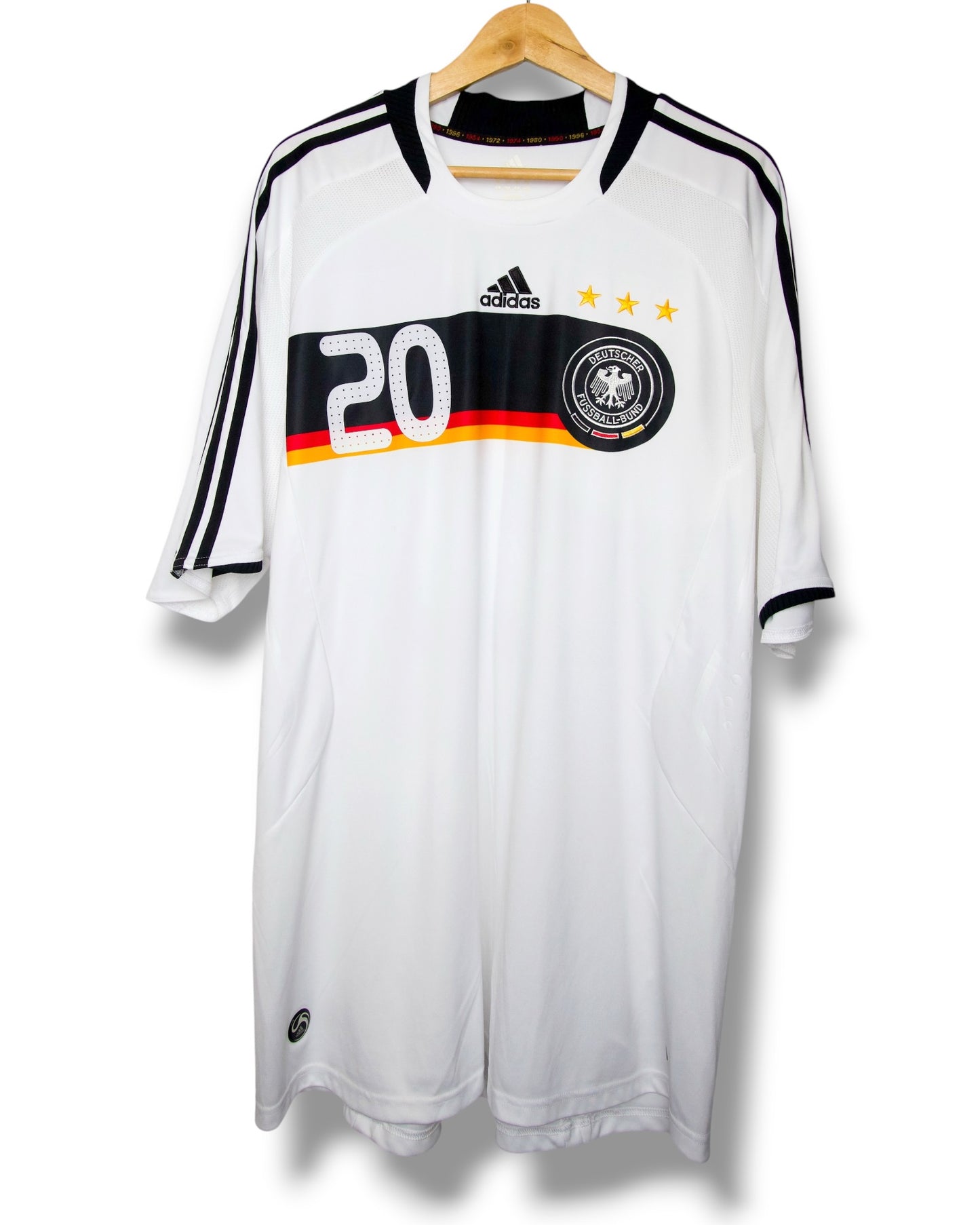 Germany 2008 Thuis Shirt Podolski #20 (XXL)