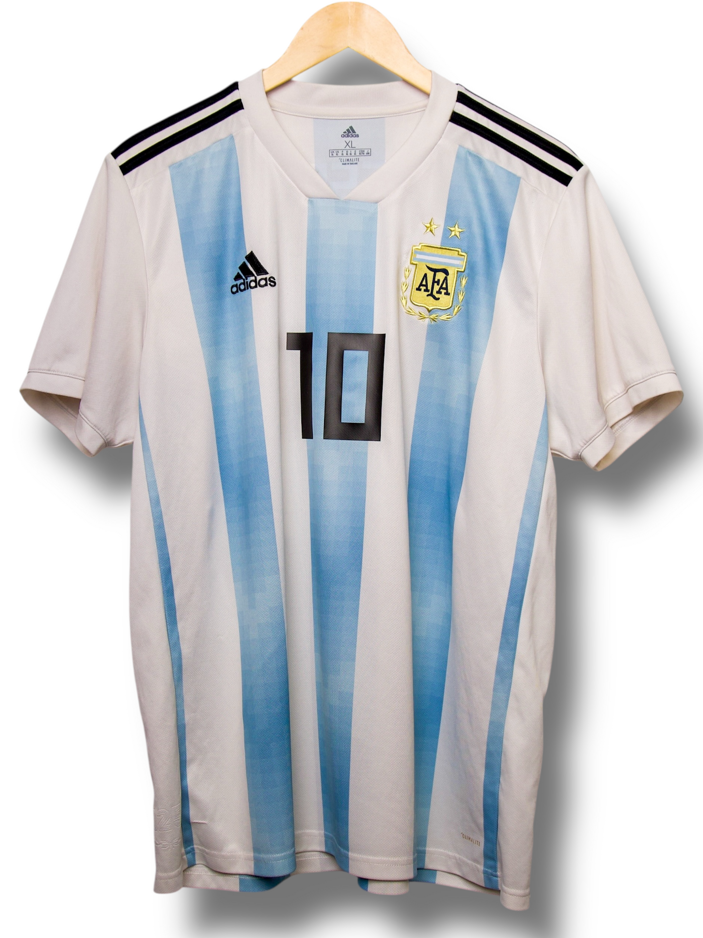 Argentinie 2018 Thuis Shirt Messi #10 (XL)