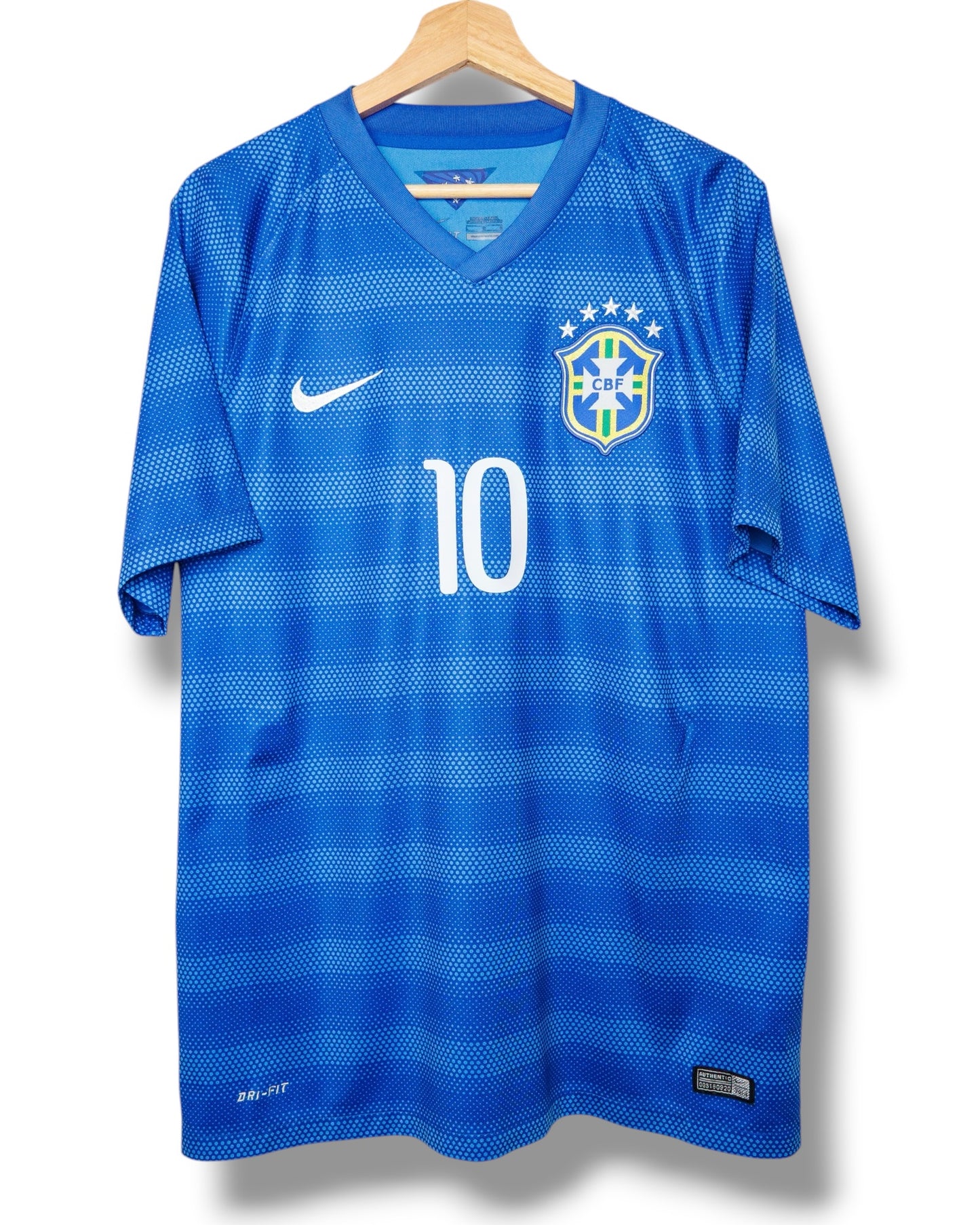 Brazilie 2014 Uit Shirt Neymar #10 (L)