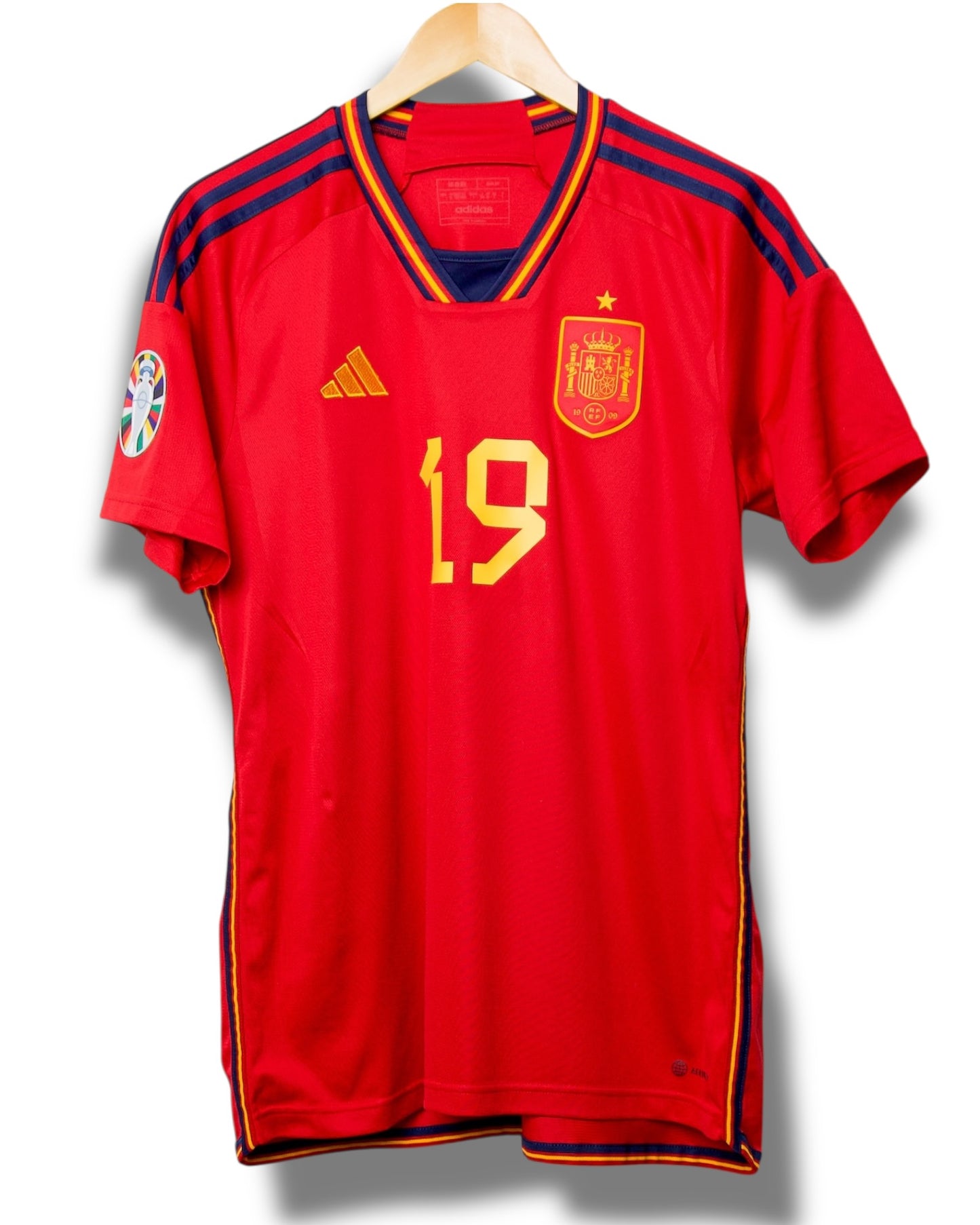 Spanje 2023 Thuis Shirt Lamine Yamal #19 (L)