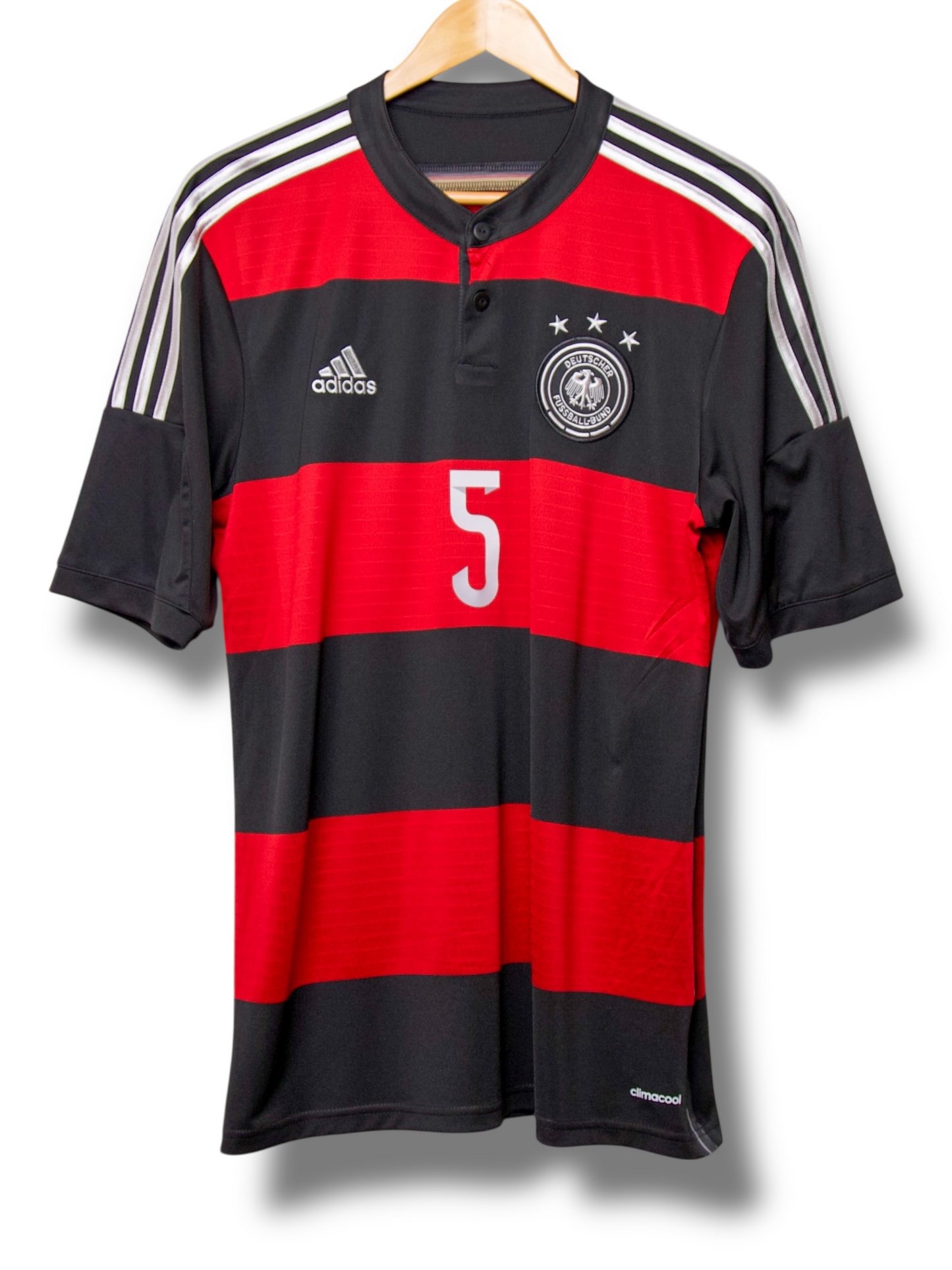 Duitsland 2014 Uit Shirt Hummels #5 (L)