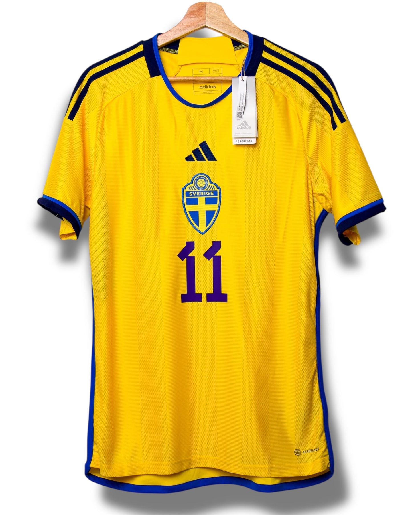 Zweden 2022 Thuis Shirt Ibrahimovic #11 (M)