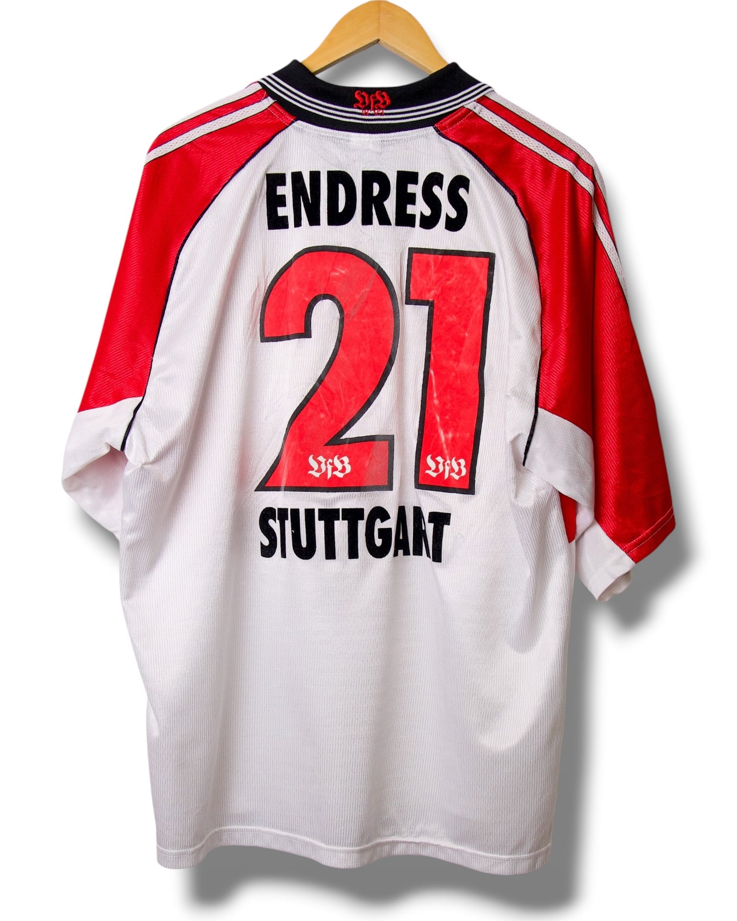 VFB Stuttgart 1999/2000 Thuis Shirt Endress #21 (XL)