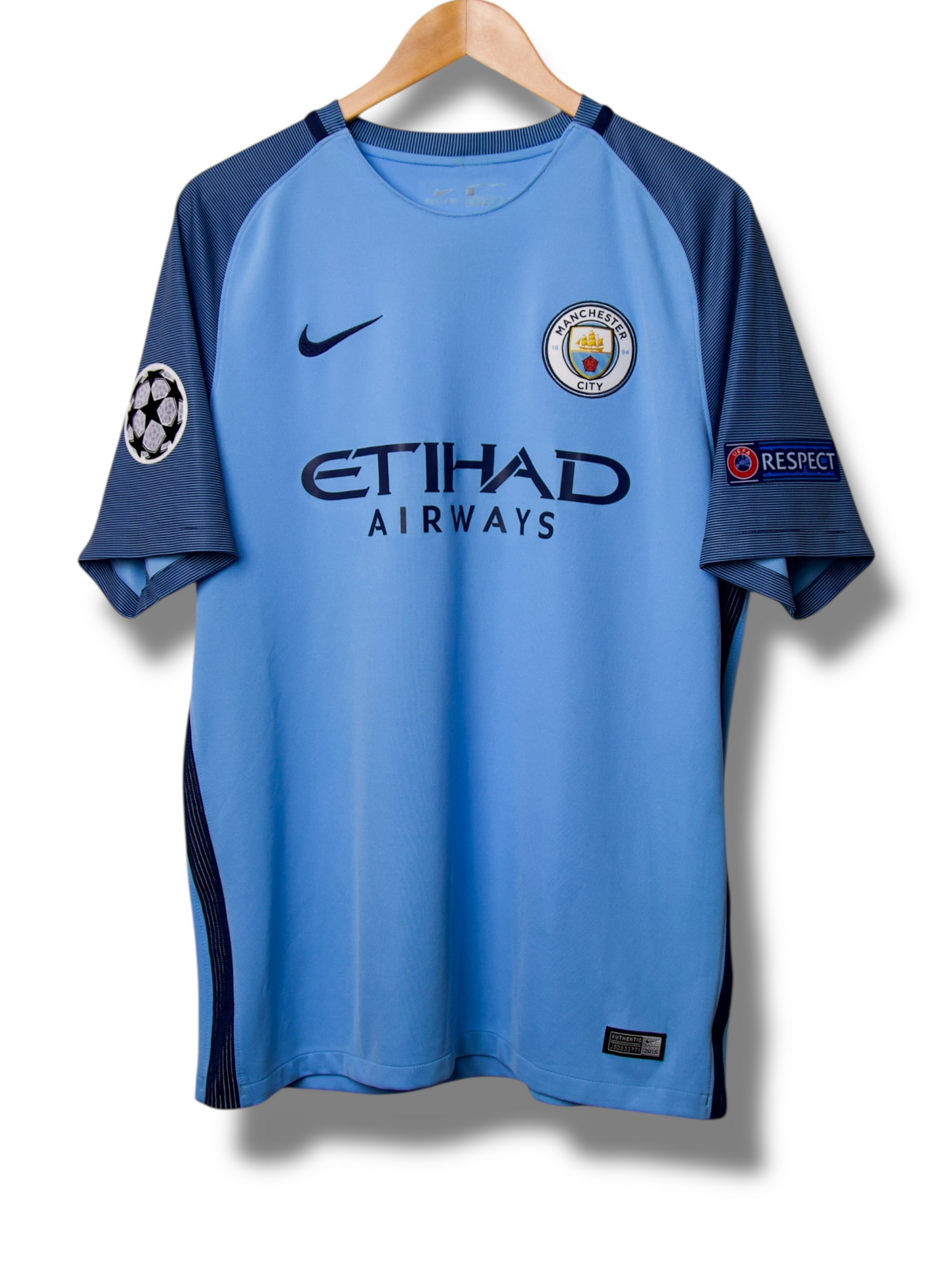 Manchester City 2016/2017 Thuis Shirt De Bruyne #17 (L)