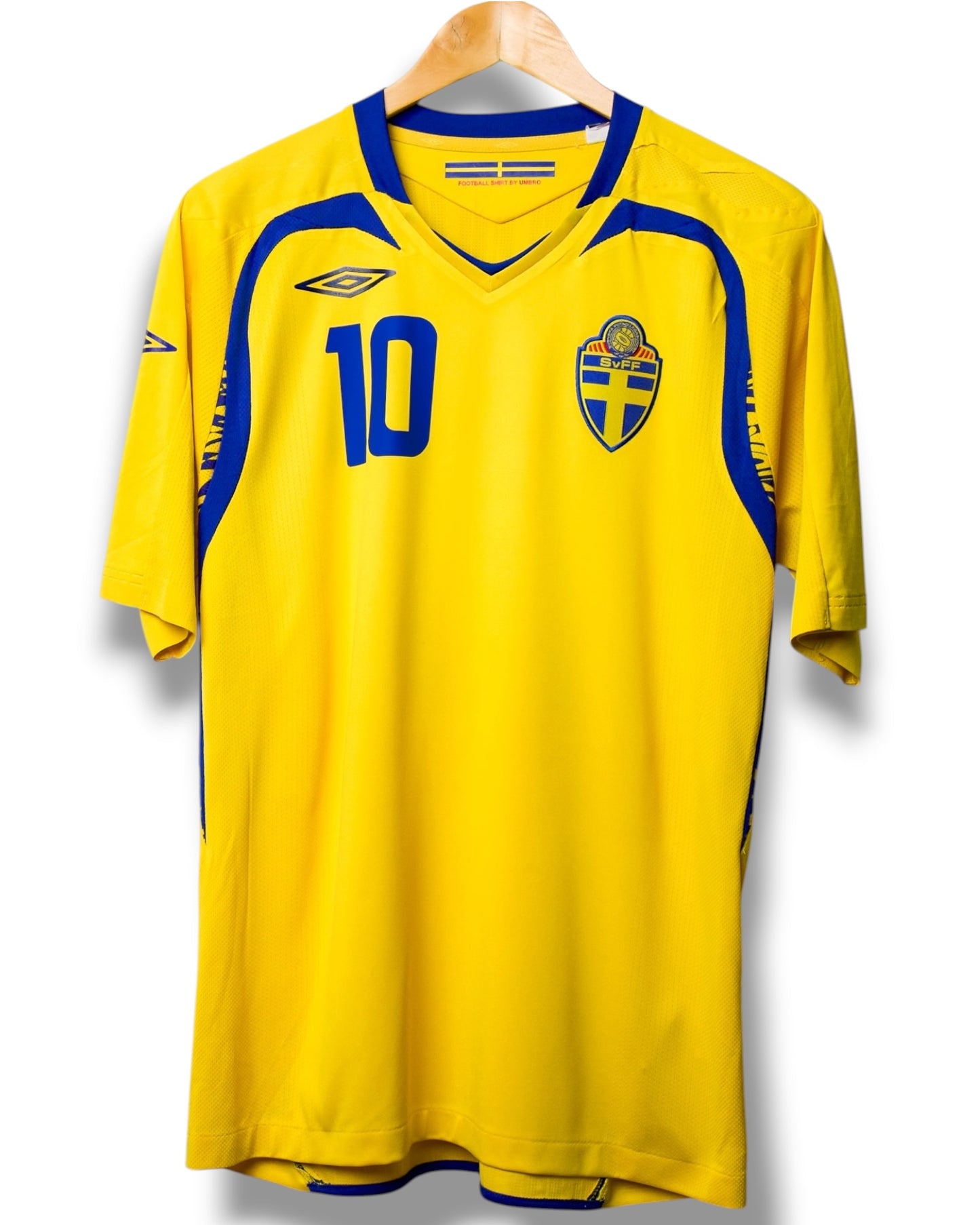Zweden 2008 Thuis Shirt Ibrahimovic #10 (L)
