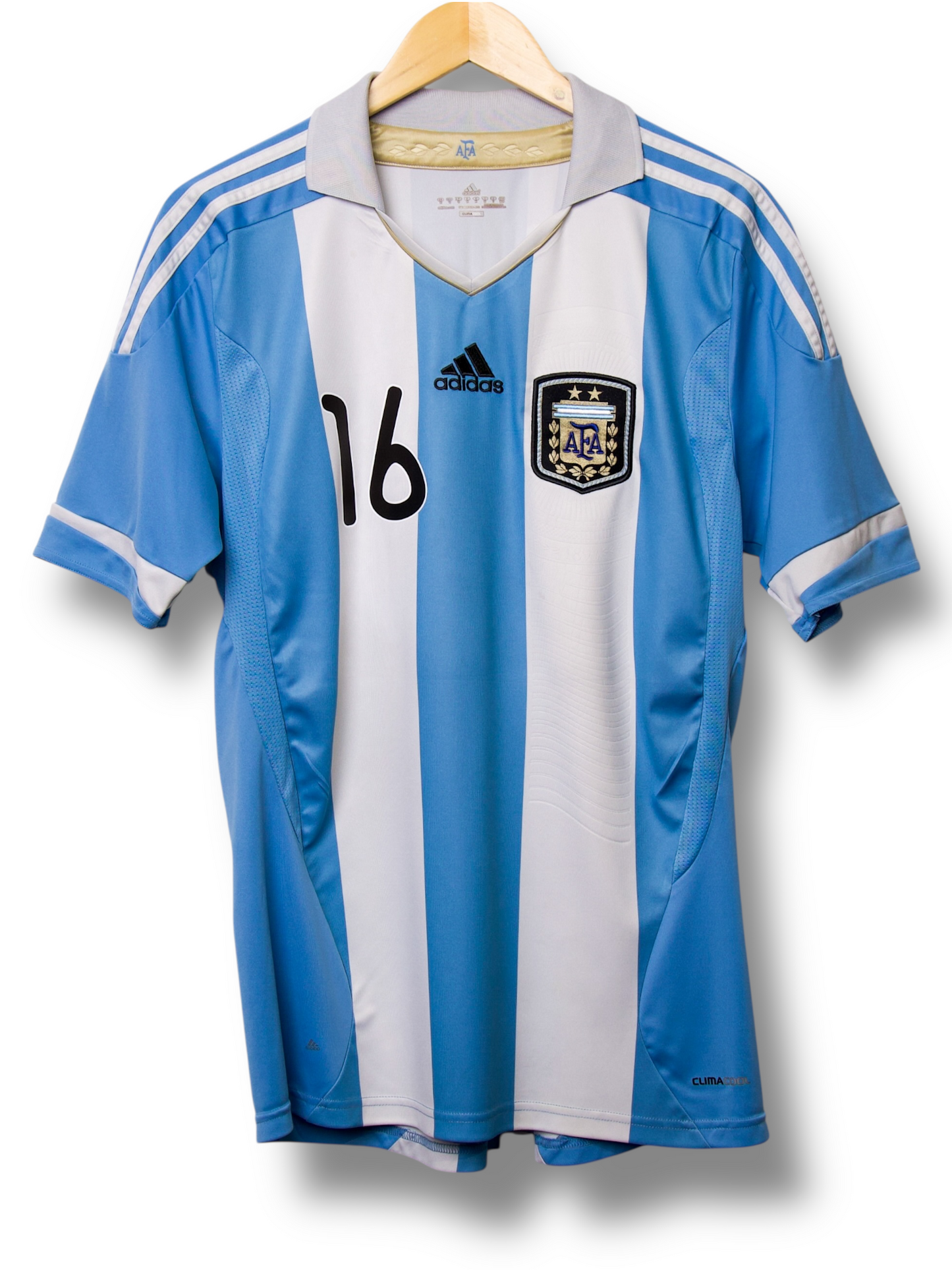 Argentinie 2011 Thuis Shirt Aguero #16 (M)