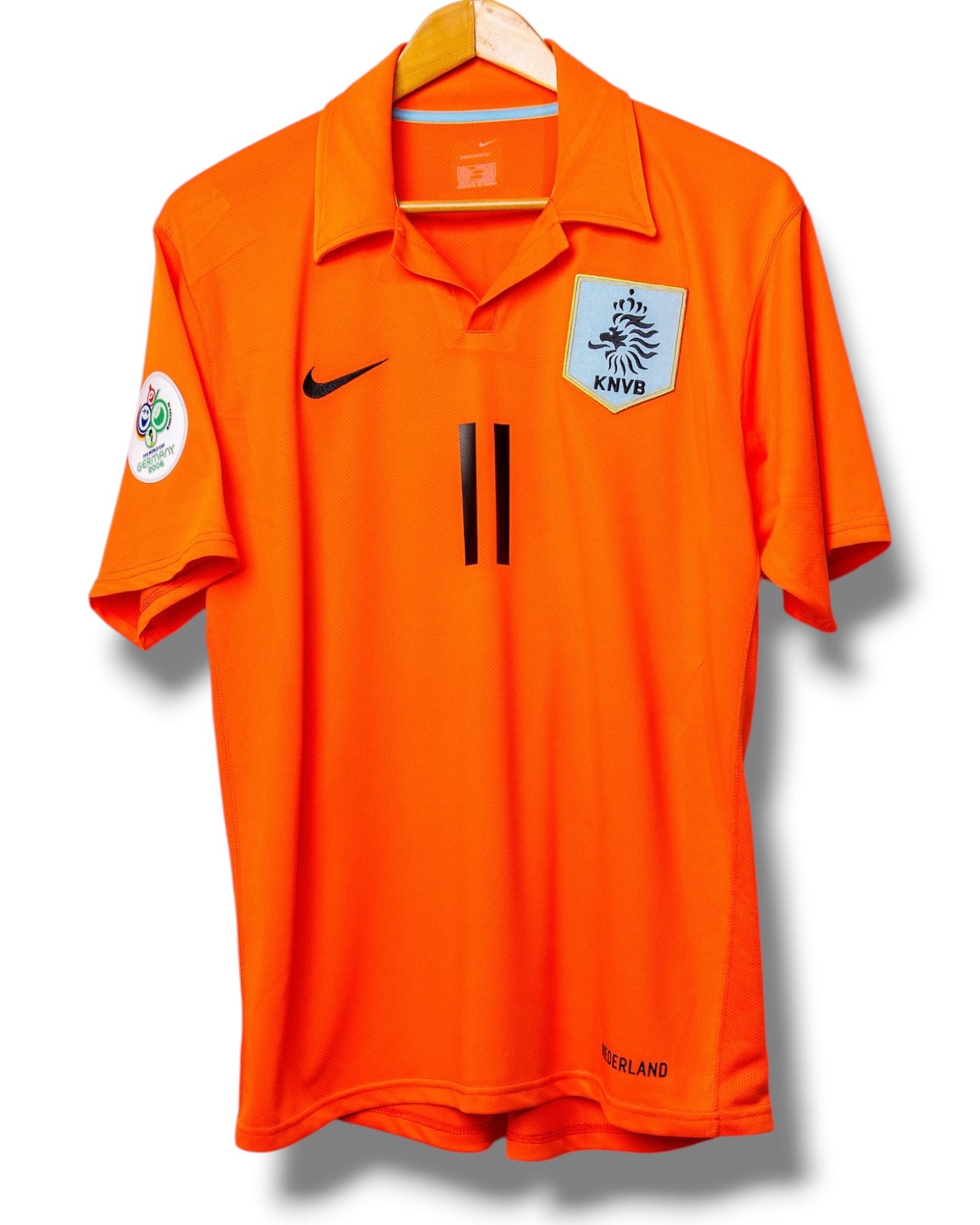 Nederland 2006 Thuis Shirt Robben #11 (L)