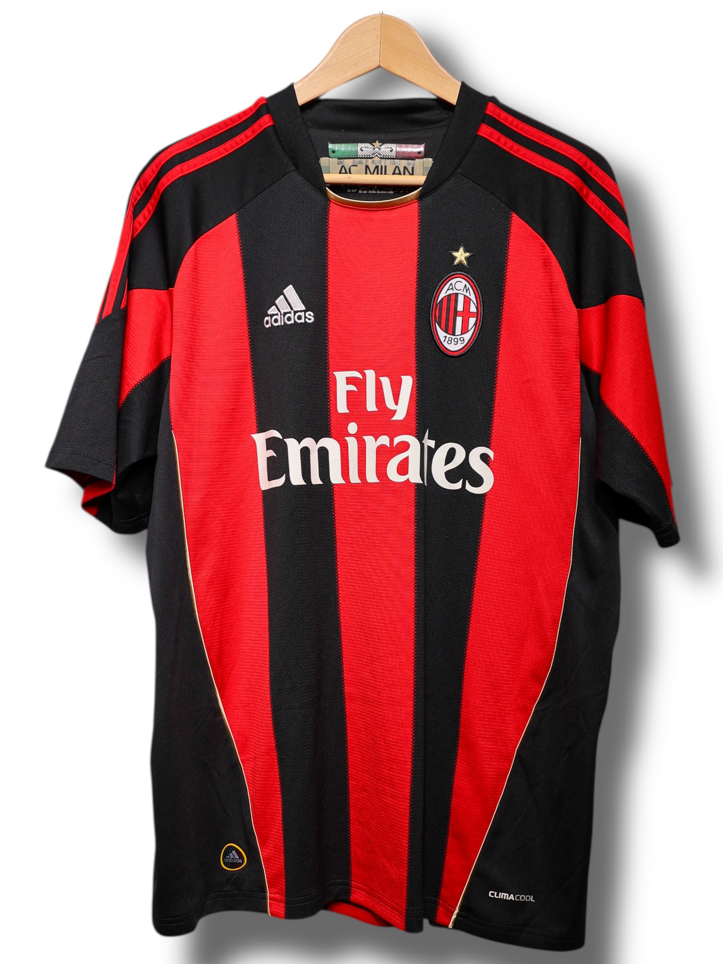 AC Milan 2010/2011 Thuis Shirt Ronaldinho #80 (L)