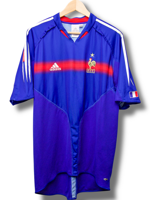 Frankrijk 2004 Thuis Shirt (XL)
