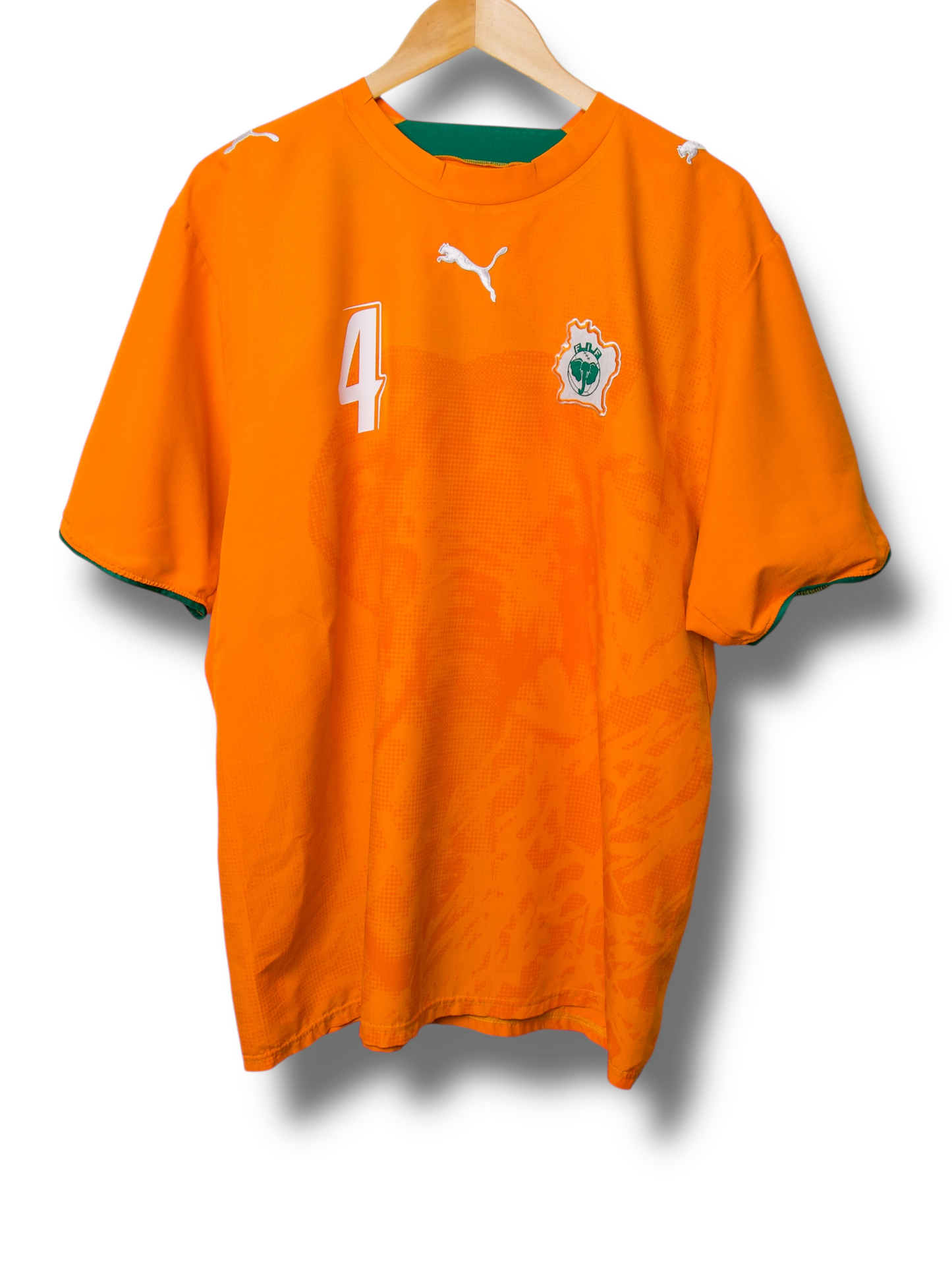 Ivoorkust 2006 Thuis Shirt Toure #4 (XL)