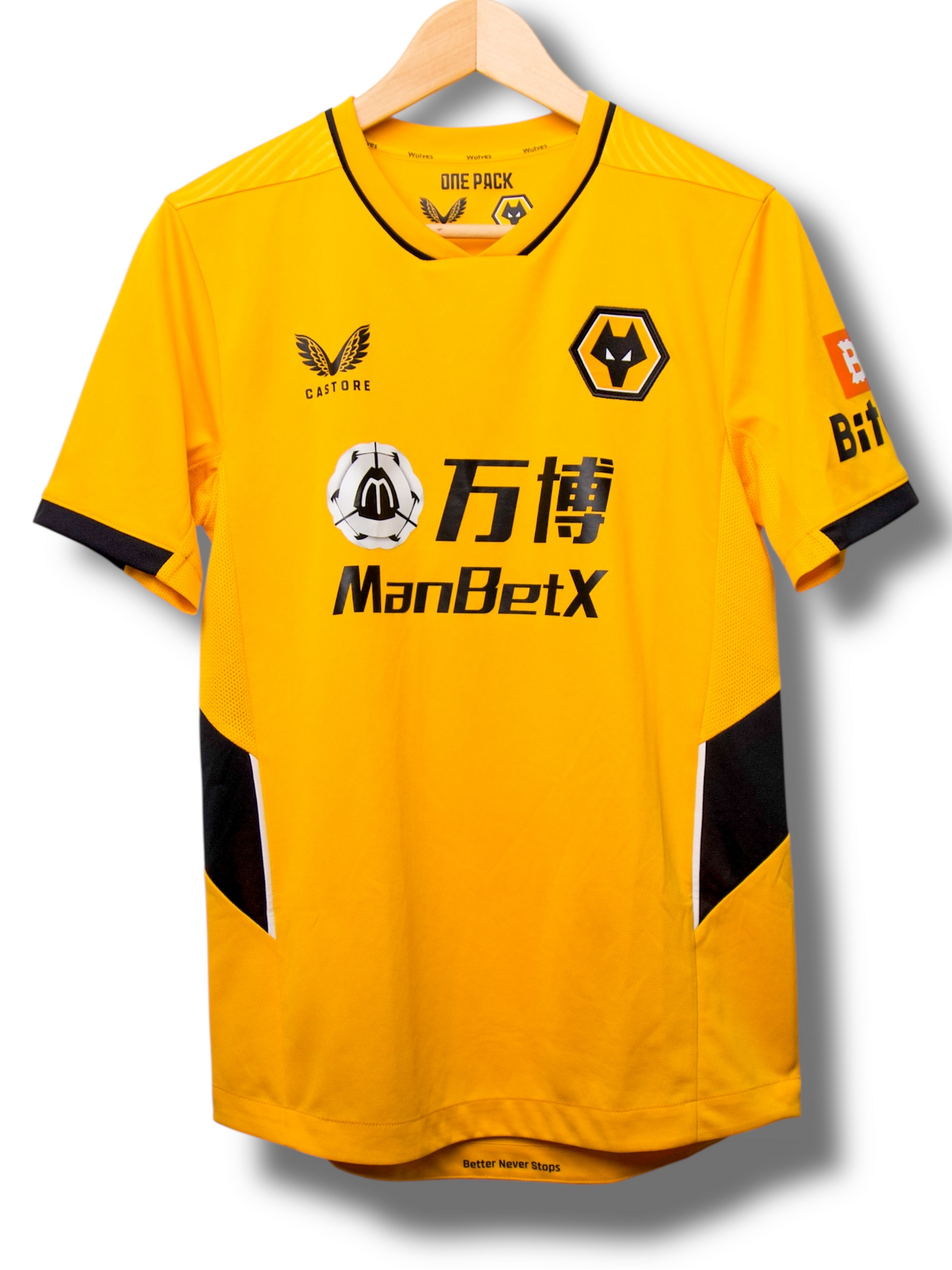 Wolves 2021/2022 Thuis Shirt Neves #8 (S)