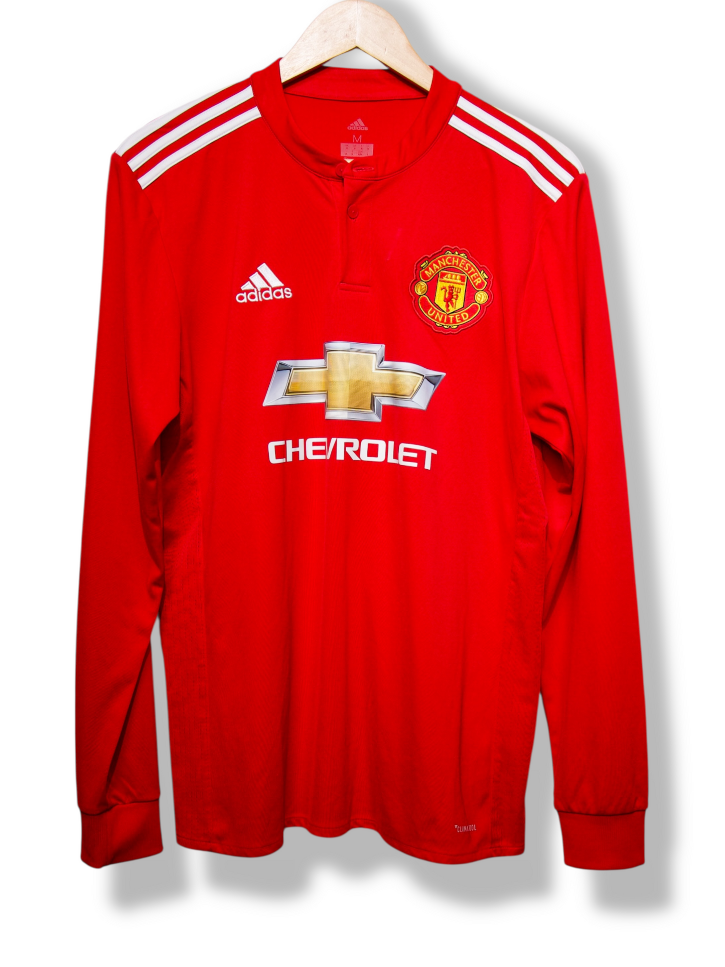 Manchester United 2017/2018 Thuis Shirt Pogba #6 Longsleeve (M)