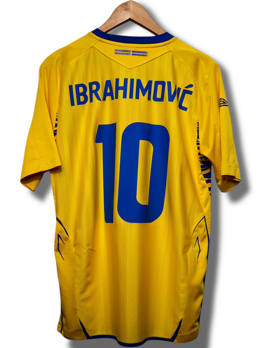 Zweden 2008 Thuis Shirt Ibrahimović #10 (M)