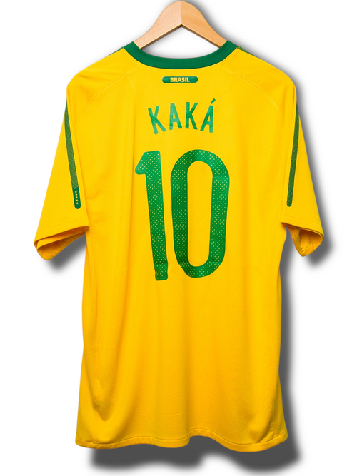 Brazilië 2010 Thuis Shirt Kaká #10 (L)