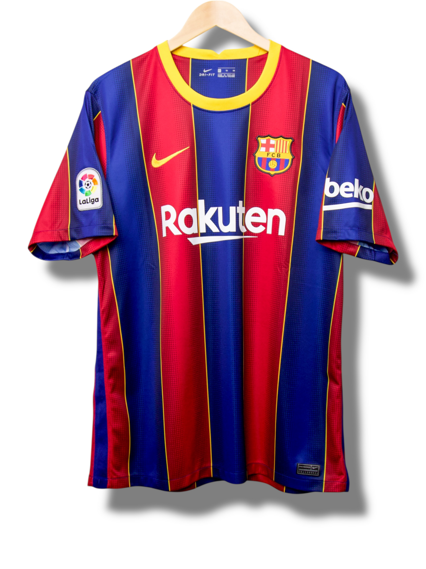 Barcelona 2020/2021 Thuis Shirt De Jong #21 (XL)