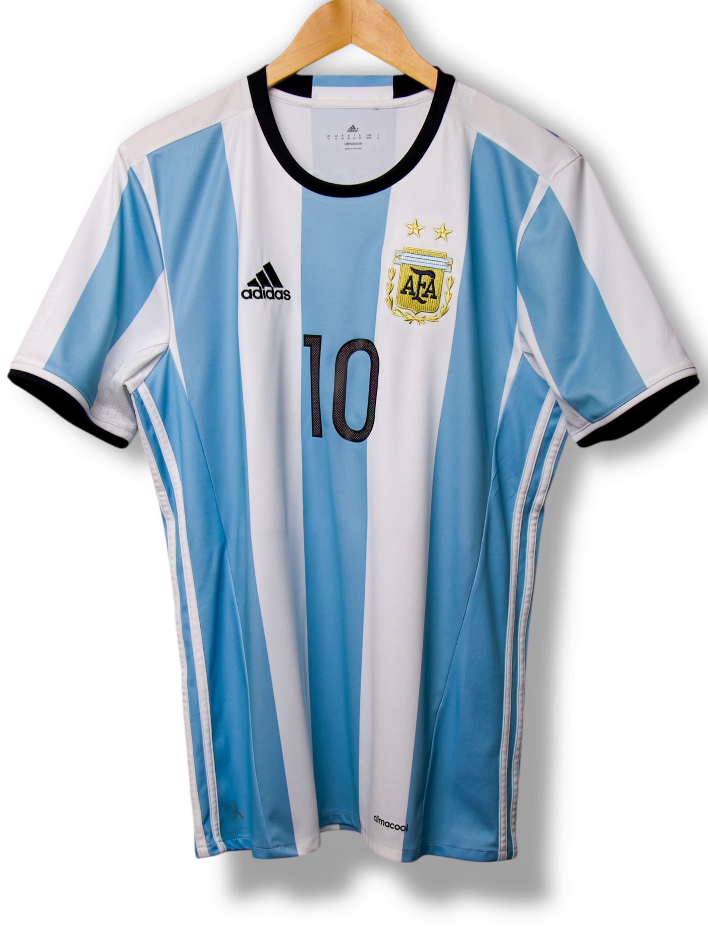 Argentinië 2016 Thuis Shirt Messi #10 (M)