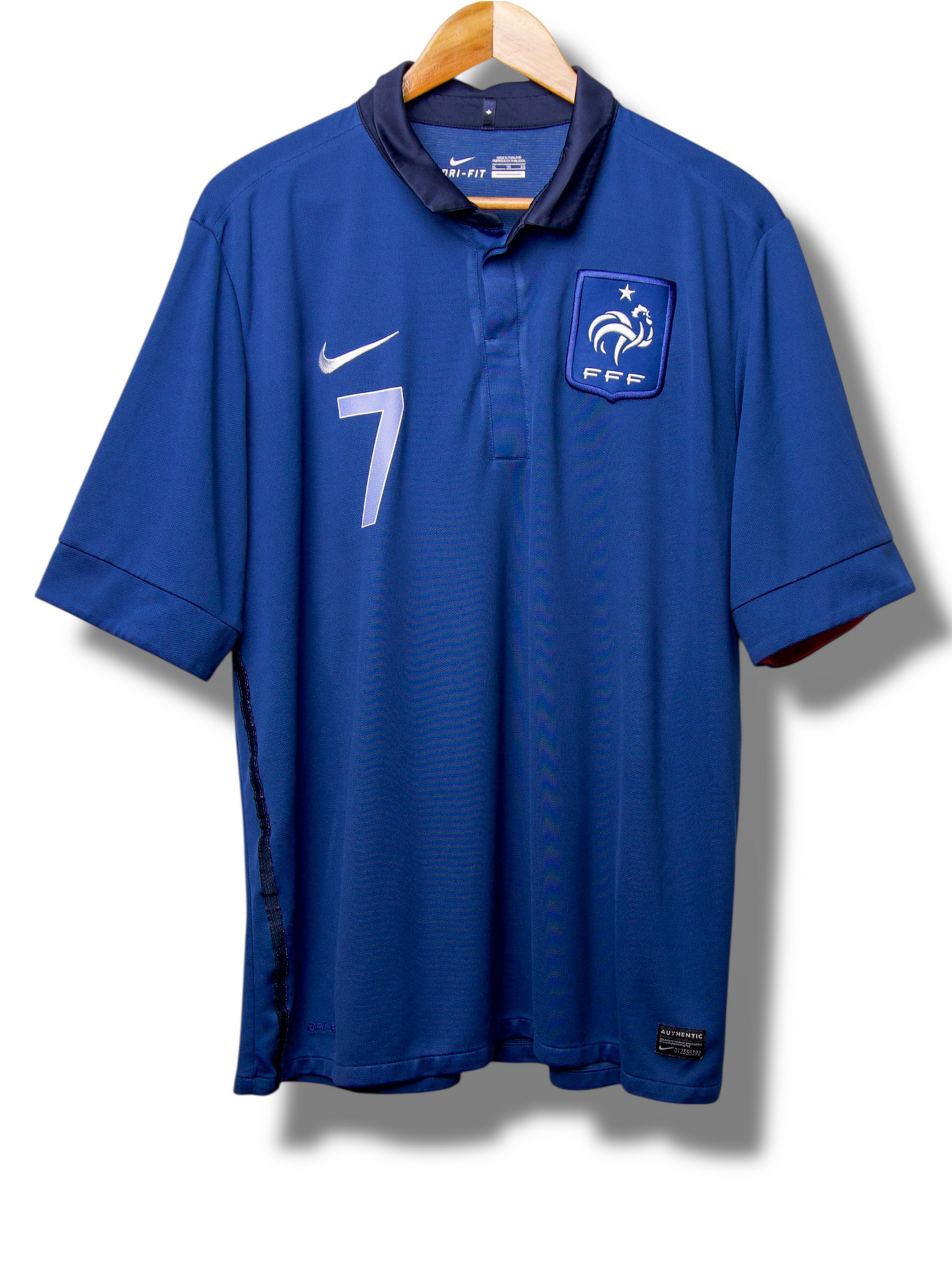 Frankrijk 2011 Thuis Shirt Ribery #7 (XL)