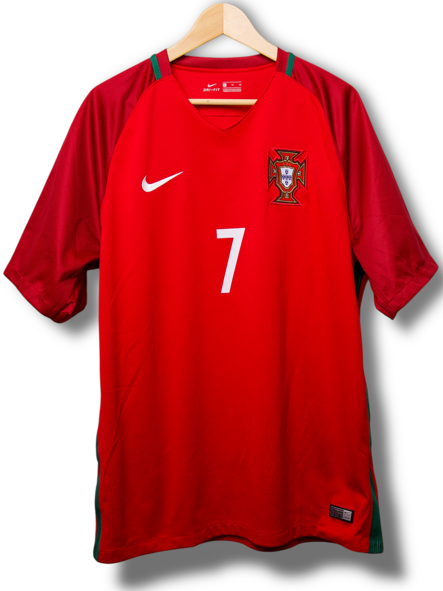 Portugal 2016 Thuis Shirt Ronaldo #7 (XL)