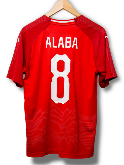 Oostenrijk 2018 Thuis Shirt Alaba #8 (M)