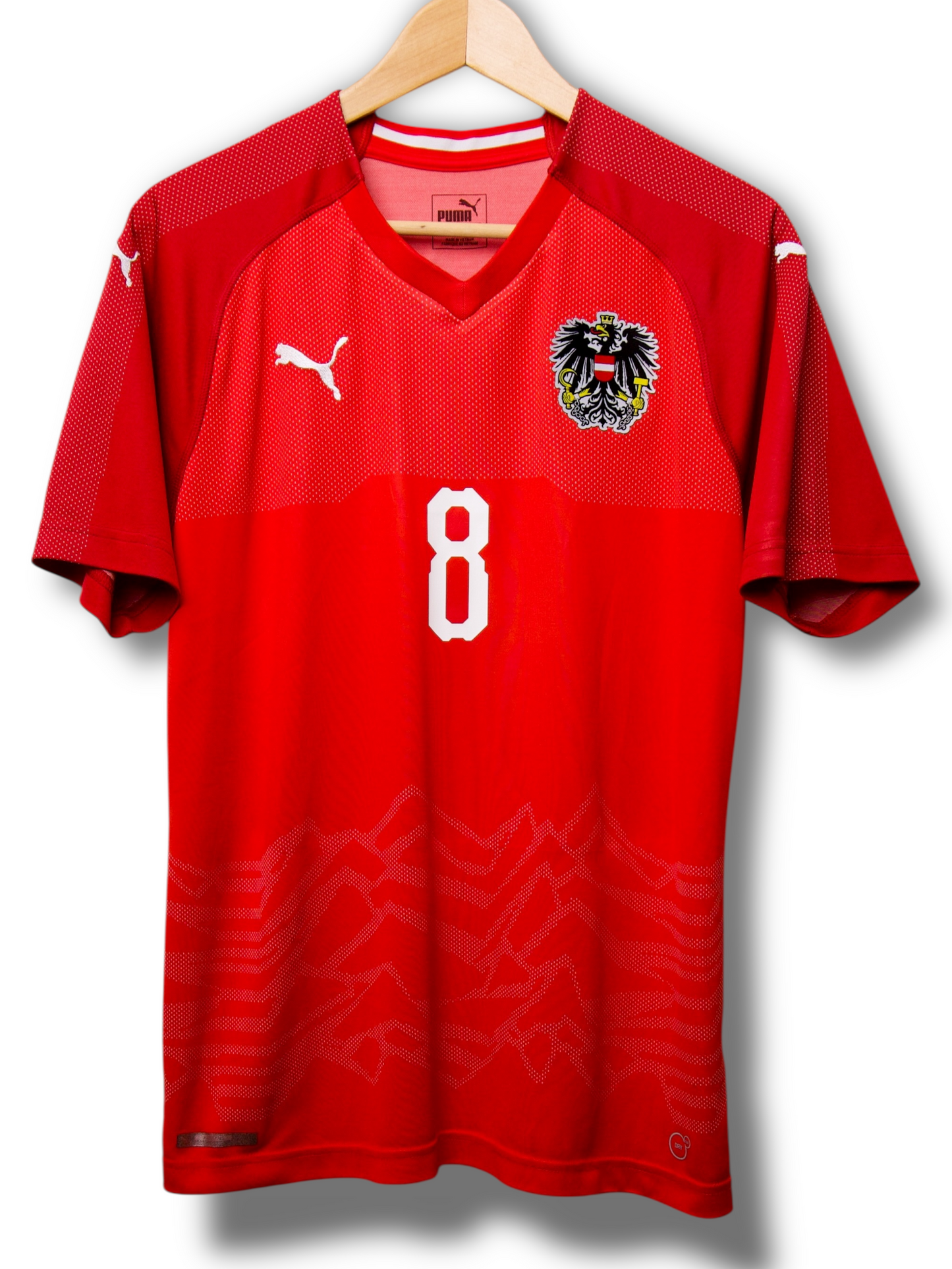 Oostenrijk 2018 Thuis Shirt Alaba #8 (M)