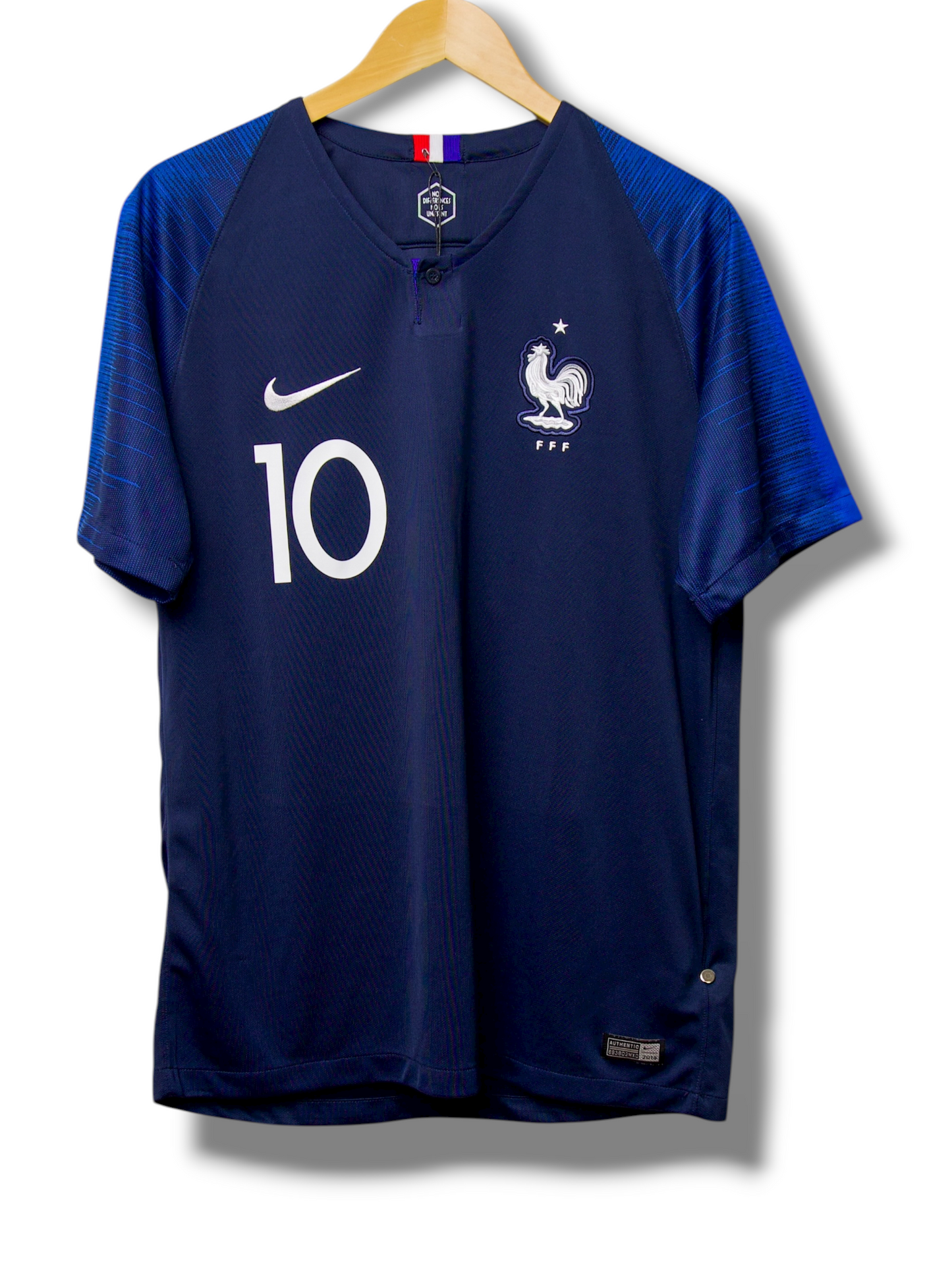 Frankrijk 2018 Thuis Shirt Mbappé #10 (L)