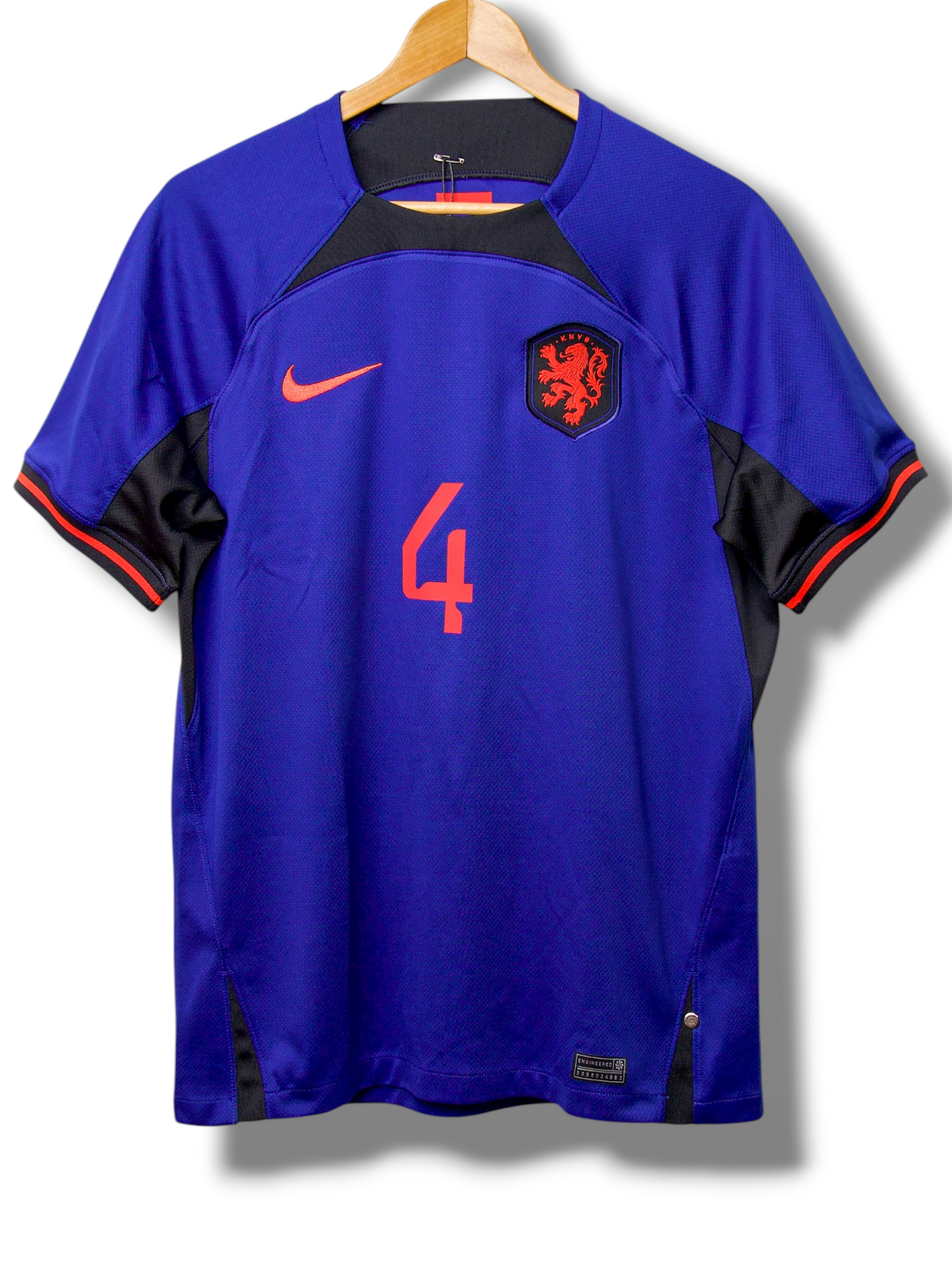 Nederland 2022/2023 Uit Shirt Van Dijk #4 (M)