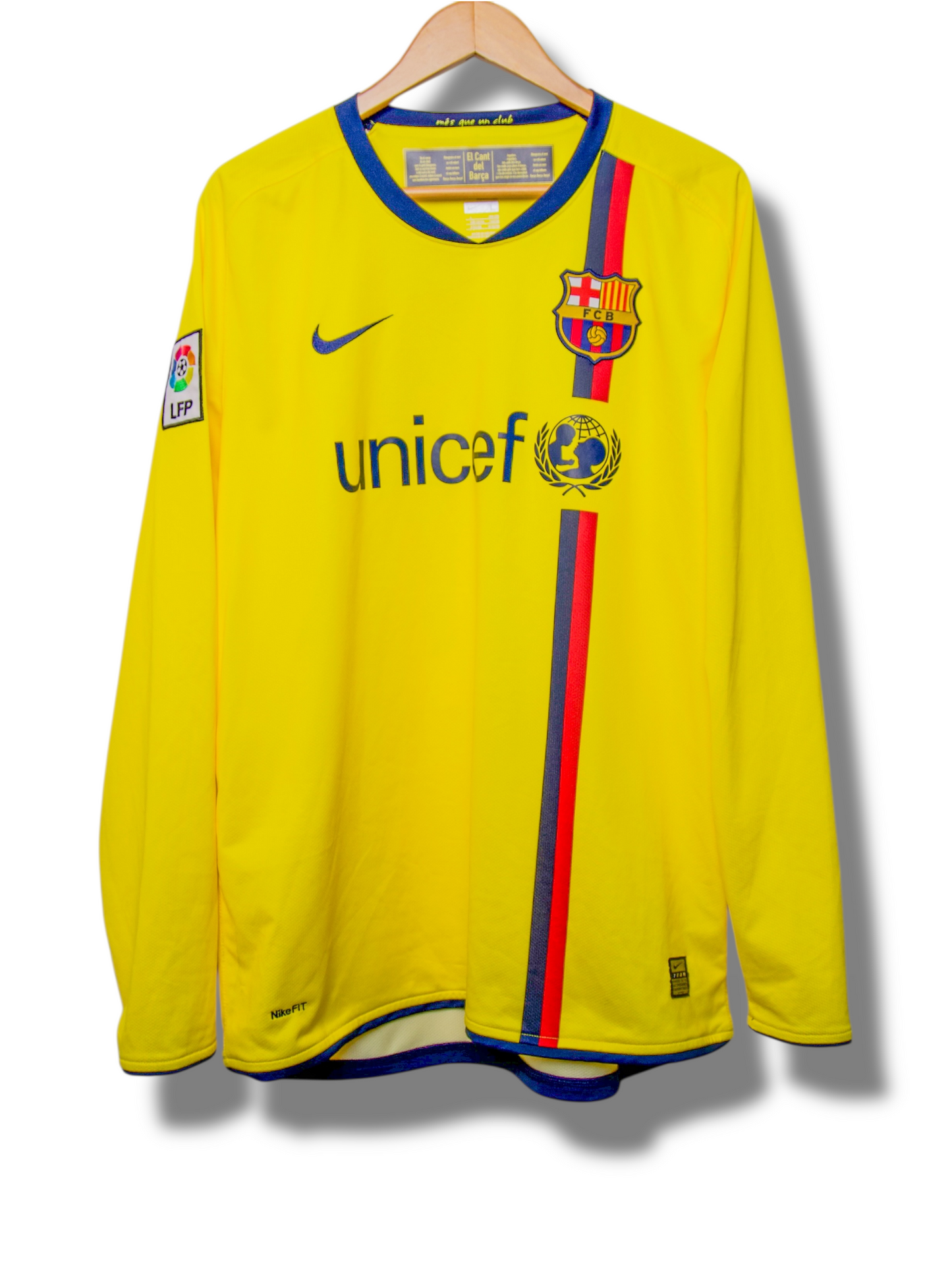 Barcelona 2008/2009 Uit Shirt Messi #10 Longsleeve (L)
