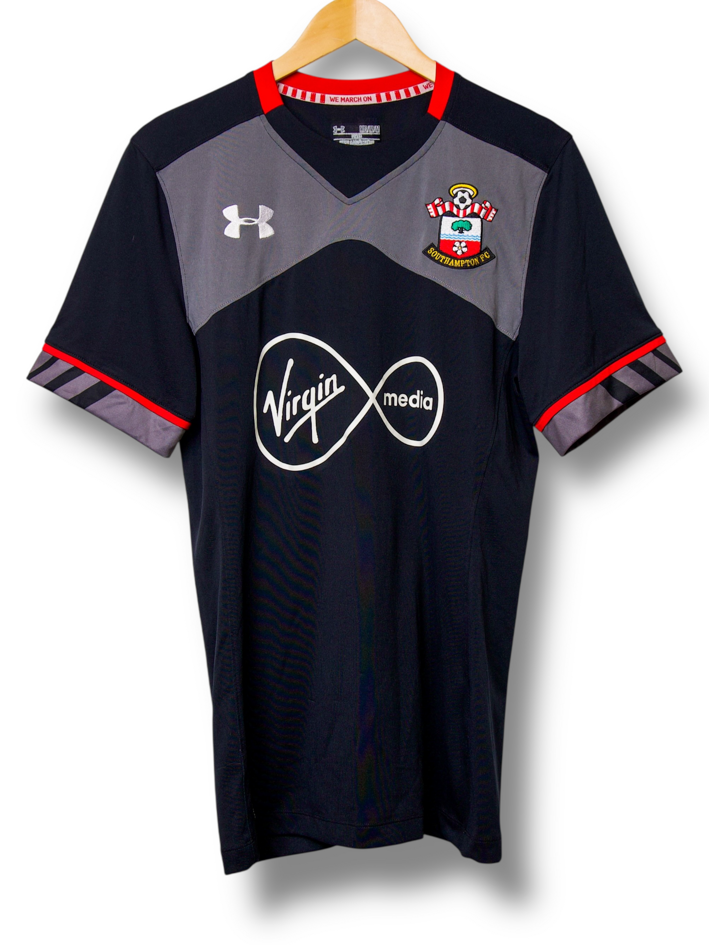 Southampton 2016/2017 Uit Shirt Virgil #17 (M)