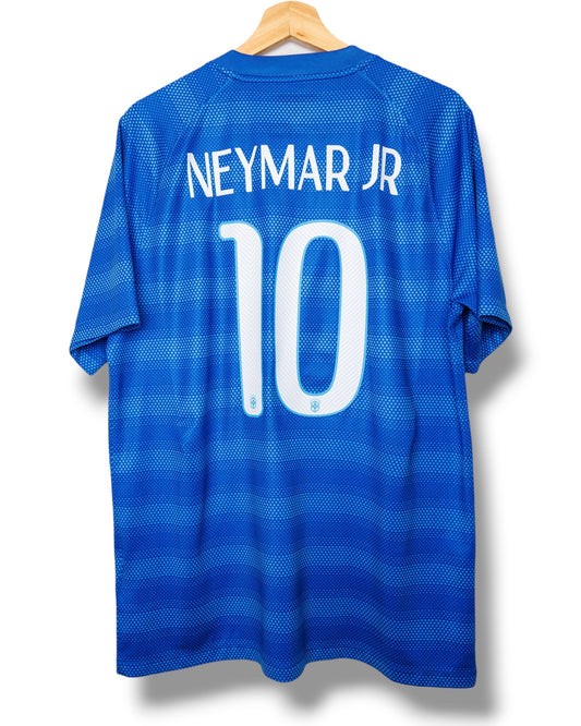 Brazilie 2014 Uit Shirt Neymar #10 (L)