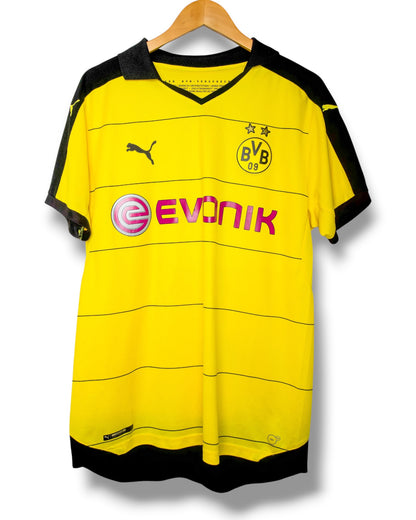 Dortmund 2015/2016 Thuis Shirt Aubameyang #17 (L)