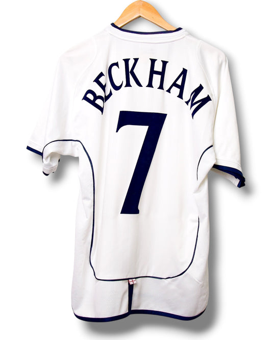 Engeland 2002 Thuis Shirt Beckham #7 (L)
