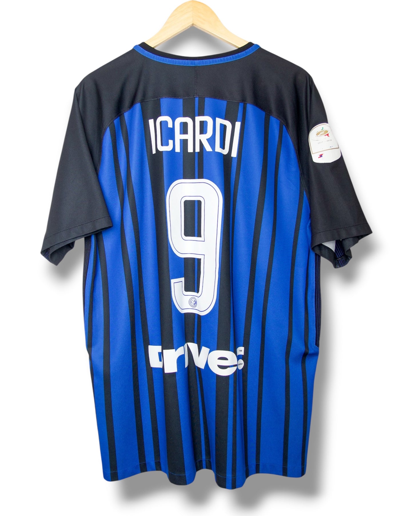 Inter Milan 2017/2018 Thuis Shirt Icardi #9 (XL)