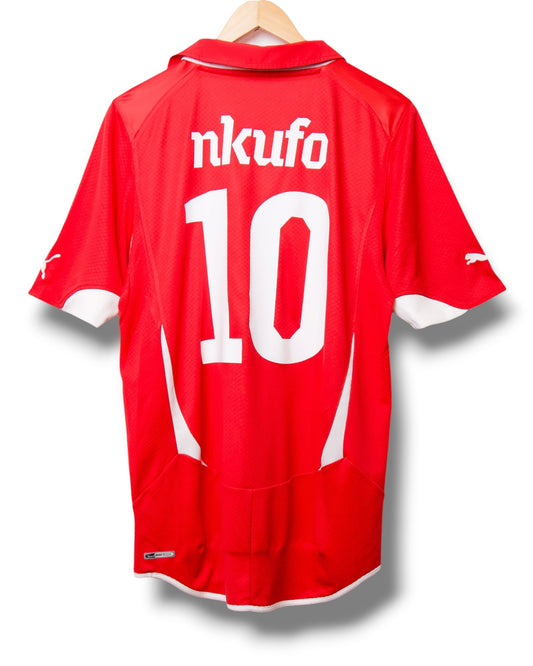 Zwitserland 2010 Thuis Shirt Nkufo #10 (M)