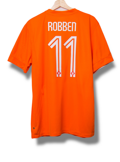 Nederland 2014 Thuis Shirt Robben #11 (L)