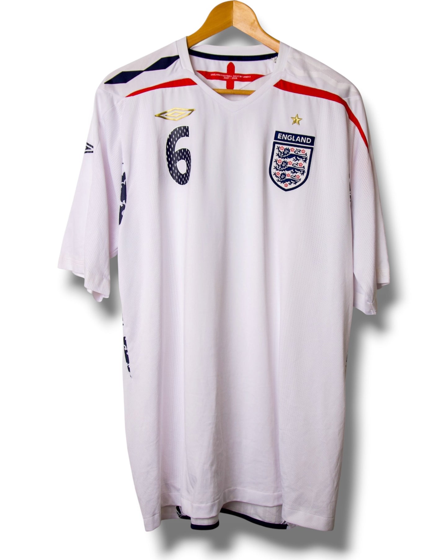 Engeland 2008 Thuis Shirt Terry #6 (XXL)