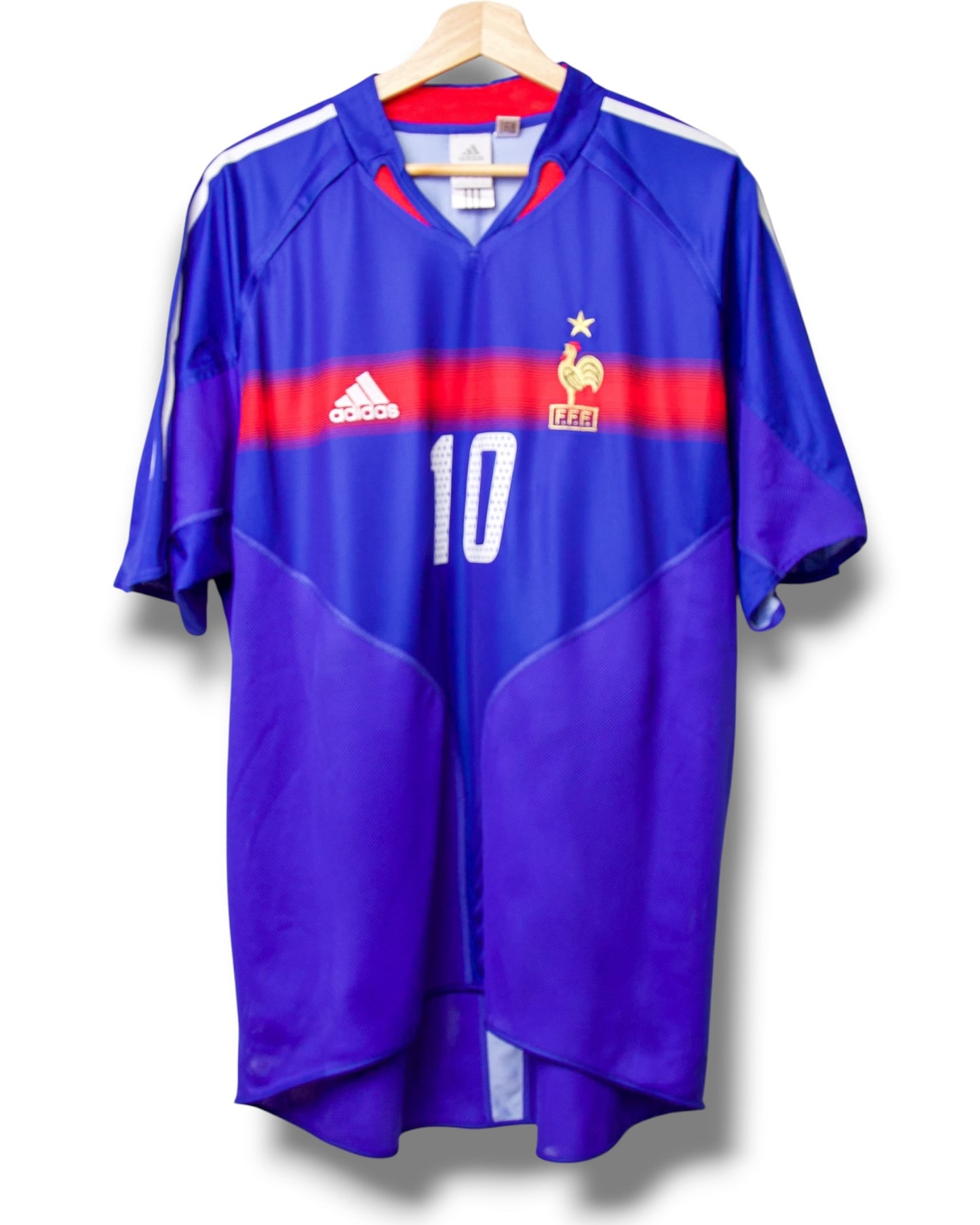 Frankrijk 2004/2006 Thuis Shirt Zidane #10 (XL)