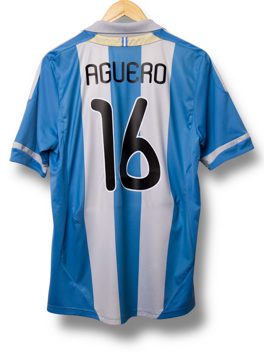 Argentinie 2011 Thuis Shirt Aguero #16 (M)