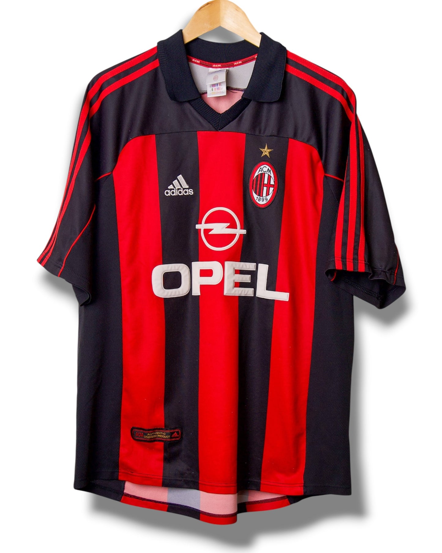 AC Milan 2000/2001 Thuis Shirt Maldini #3 (XL)