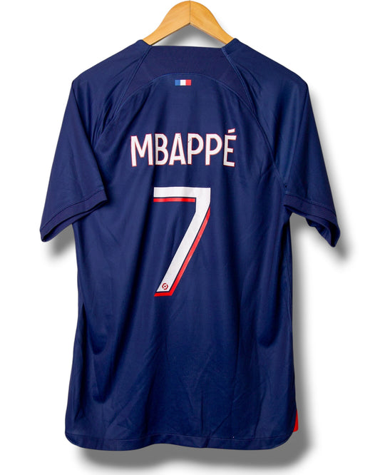 PSG 2023/2024 Thuis Shirt Mbappe #7 (M)