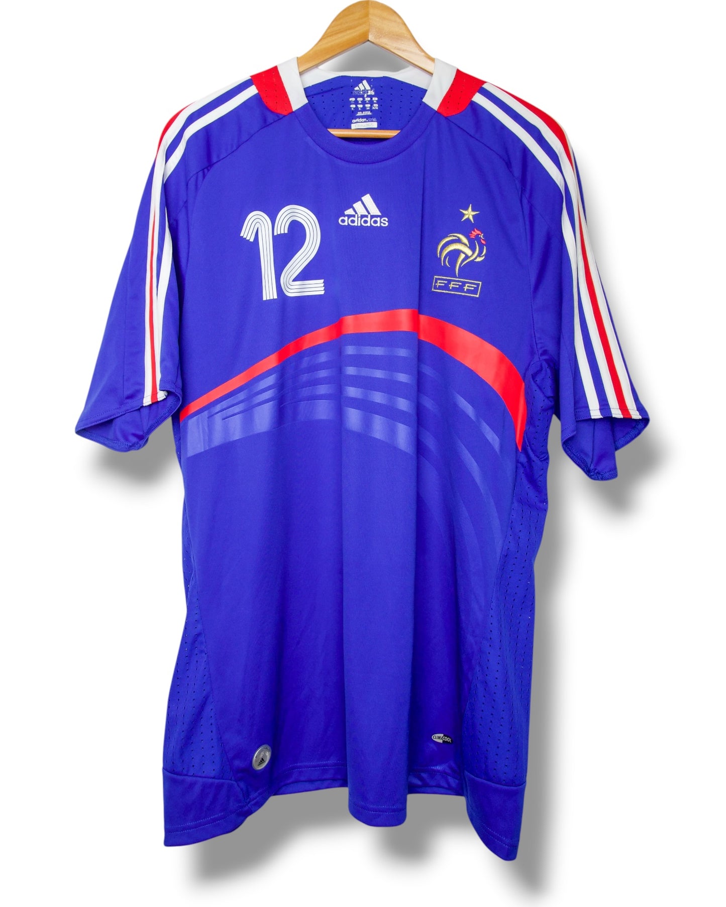 France 2008 Thuis Shirt Henry #12 (XL)