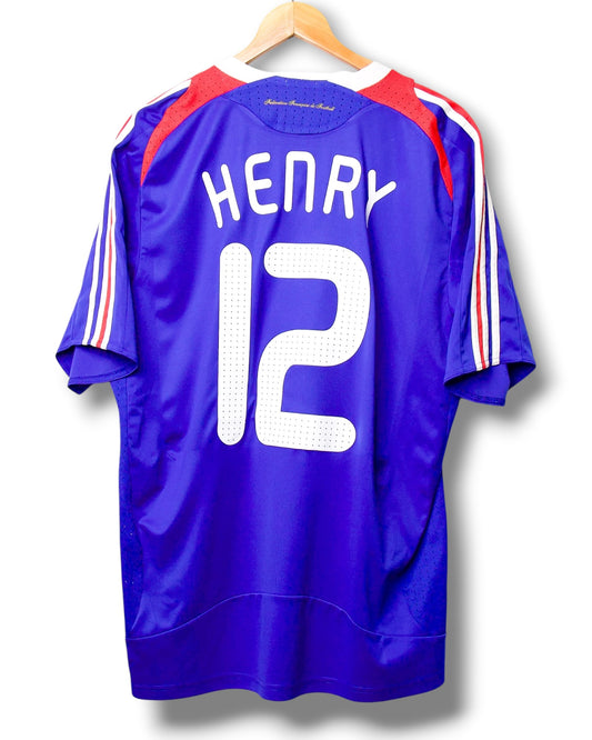 Frankrijk 2008 Thuis Shirt Henry #12 (L)