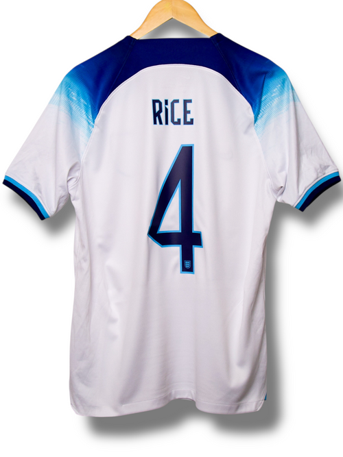 Engeland 2022 Thuis Shirt Rice #4 (M)