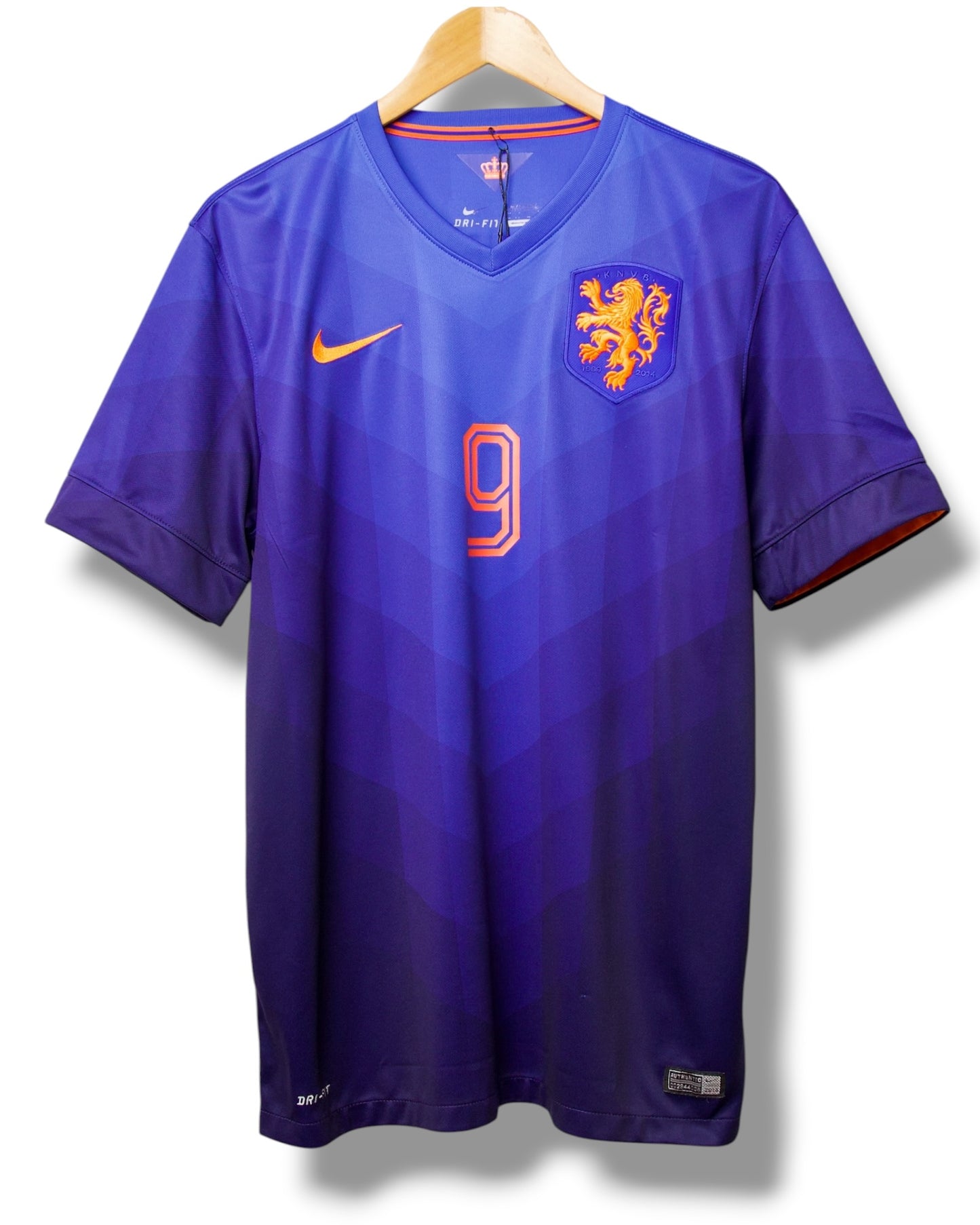 Nederland 2014 Uit Shirt van Persie #9 (L)