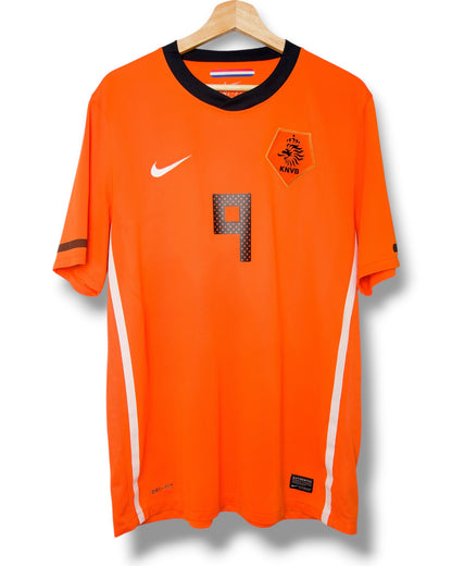 Nederland 2010 Thuis Shirt V Persie #9 (L)