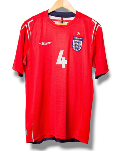 Engeland 2004 Uit Shirt Gerrard #4 (M)
