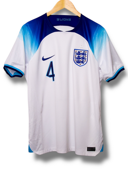 Engeland 2022 Thuis Shirt Rice #4 (M)