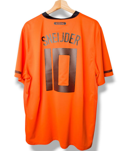Nederland 2010 Thuis Shirt Sneijder #10 (XL)