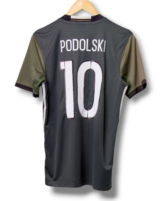 Duitsland 2016 Uit Shirt Podolski #10 (M)